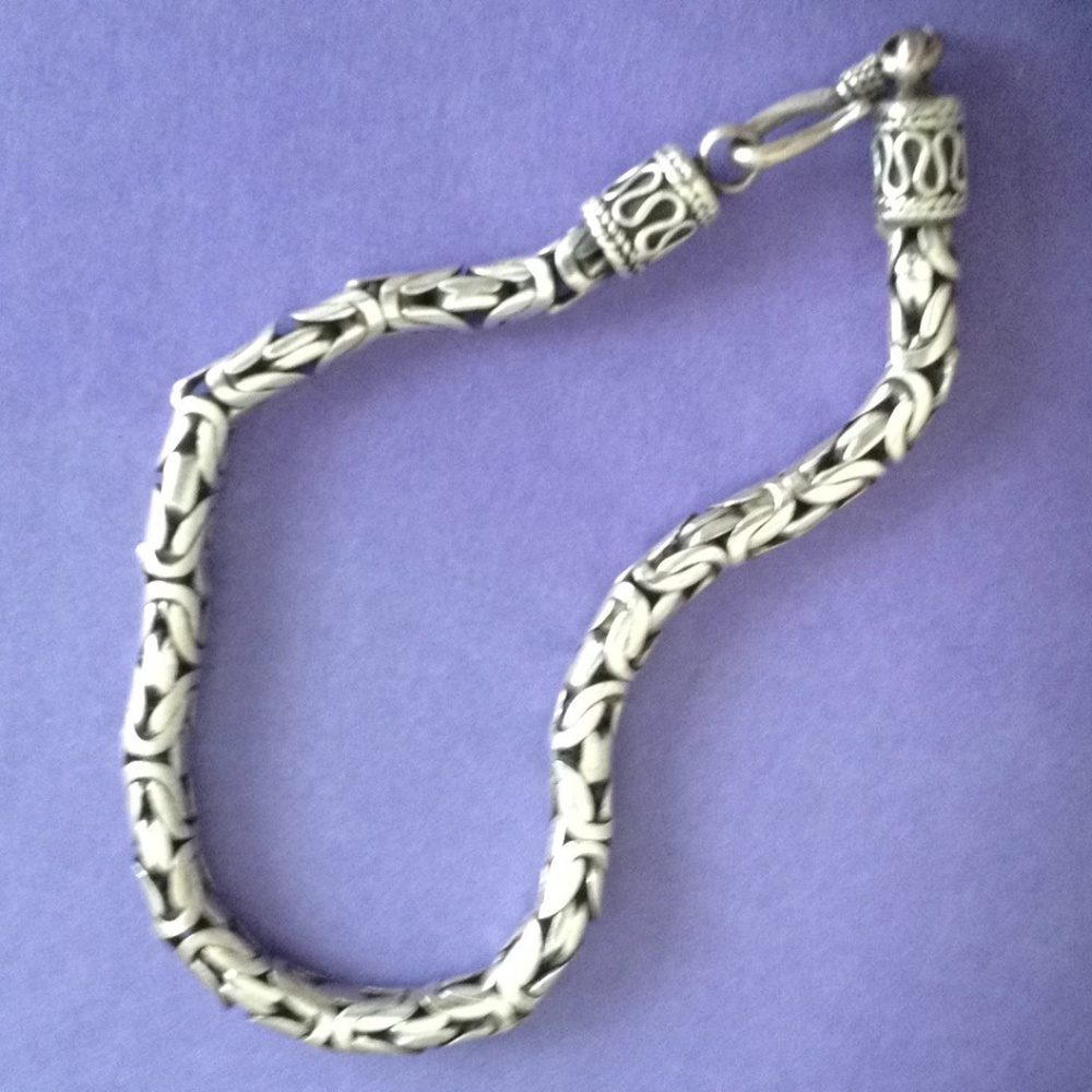 Brighton silver brace;let